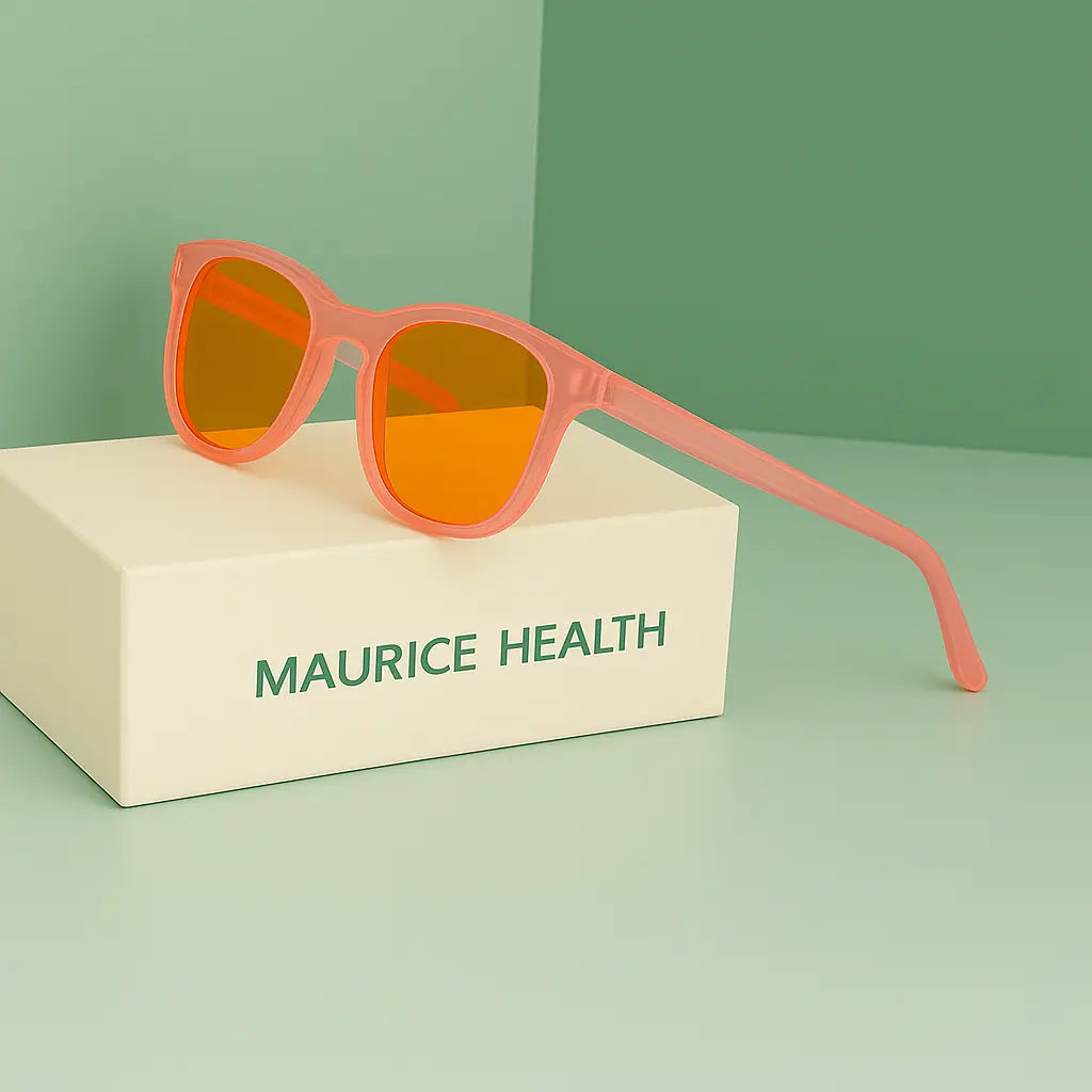 Blue Light Blocking Glasses - Matte Pink